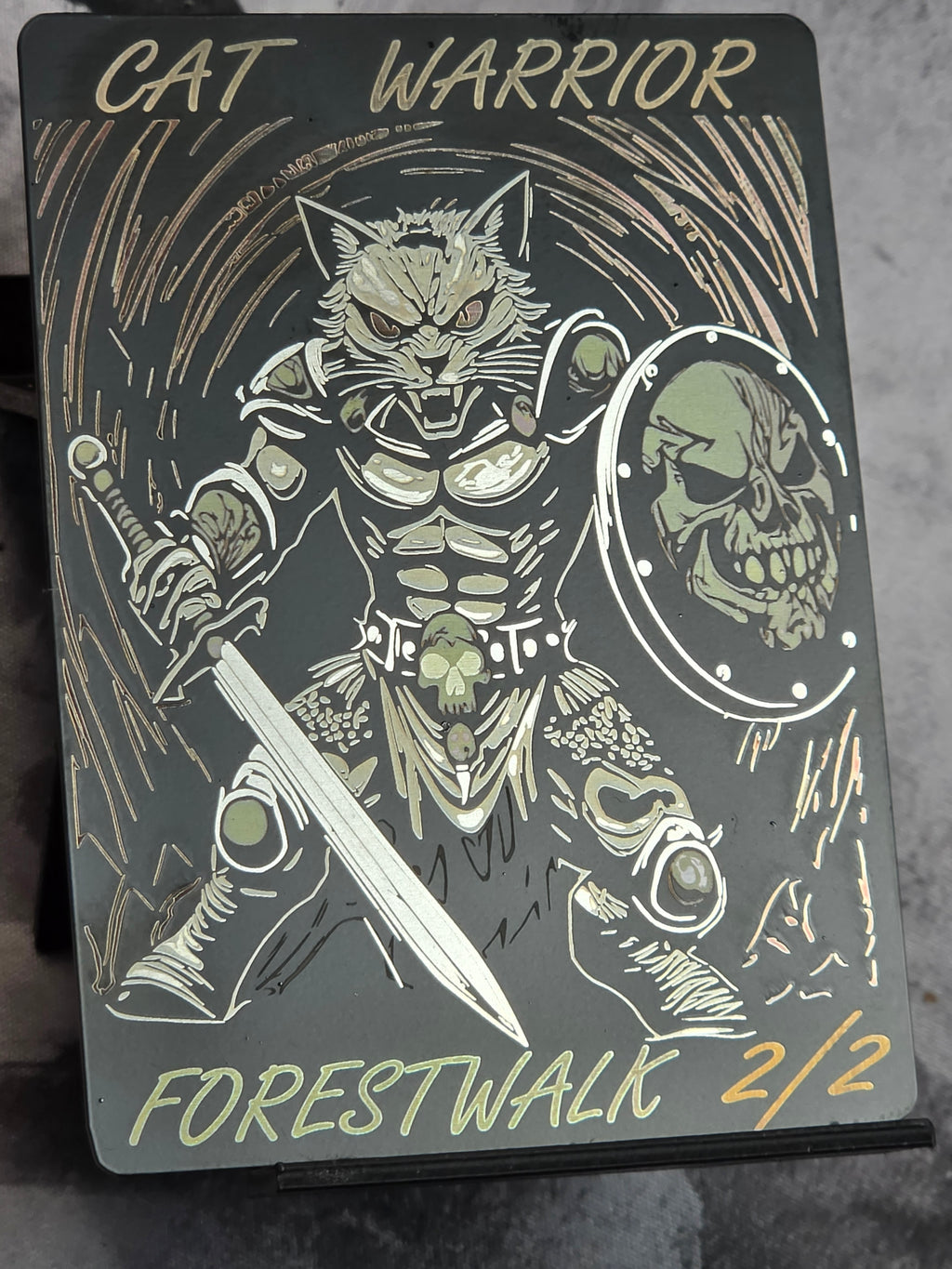 Forestwalk Cat Warrior Token